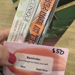 Pampering time with gift card I finally get to use!