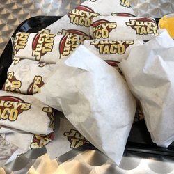 Jucy’s Taco - 3/28/19. Late Thursday afternoon! OMG!! I LOVE this place!! East Texas is SO lucky to have Jucy's Hamburgers AND now Jucy's Tacos!!