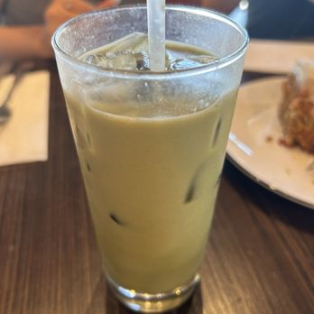 PublicUs - Iced Matcha with Almond Milk and Mint 10/10! - Coffee & Tea Near Me - Las Vegas, Nevada
