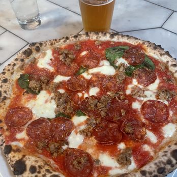 Bruciato - Italian sausage pizza add pepperoni - Pizza Near Me - Bainbridge Island, Washington
