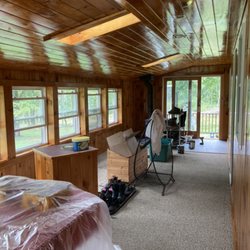 R&R Painting Professionals - 3 coats of polyurethane to preserve those beautiful boards.
