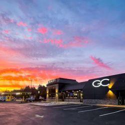 Gravity Coffee - Our store at sunset
