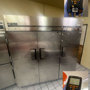Fast Quality Appliance Repair - Commercial Freezer with refrigerant leak: customer chose a temporary repair with refrigerant refill and UV sealant. - Appliances & Repair Near Me - Riverside, California Fast Quality Appliance Repair - Commercial Freezer with refrigerant leak: customer chose a temporary repair with refrigerant refill and UV sealant. - Appliances & Repair Near Me - Riverside, California