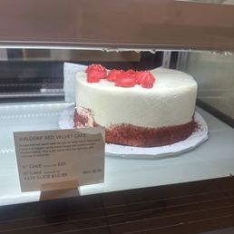 Waldorf Red Velvet Cake Slice