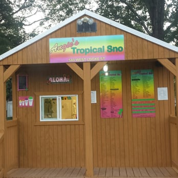 Angie's Tropical Sno - This is the front of Angie's Tropical Sno. It is a very small building but wonderful things come out of it. - Shaved Ice Near Me - Ashdown, Arkansas Angie's Tropical Sno - This is the front of Angie's Tropical Sno. It is a very small building but wonderful things come out of it. - Shaved Ice Near Me - Ashdown, Arkansas