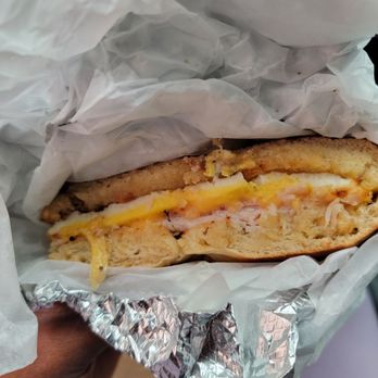 SDK’s Cafe and Coffee - Egg, cheese, smoked gouda. Plain bagel - Coffee & Tea Near Me - McDonough, Georgia SDK’s Cafe and Coffee - Egg, cheese, smoked gouda. Plain bagel - Coffee & Tea Near Me - McDonough, Georgia