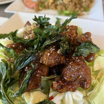 Sno Thai Café - Crispy Garlic Chicken - Thai Near Me - Snoqualmie, Washington Sno Thai Café - Crispy Garlic Chicken - Thai Near Me - Snoqualmie, Washington