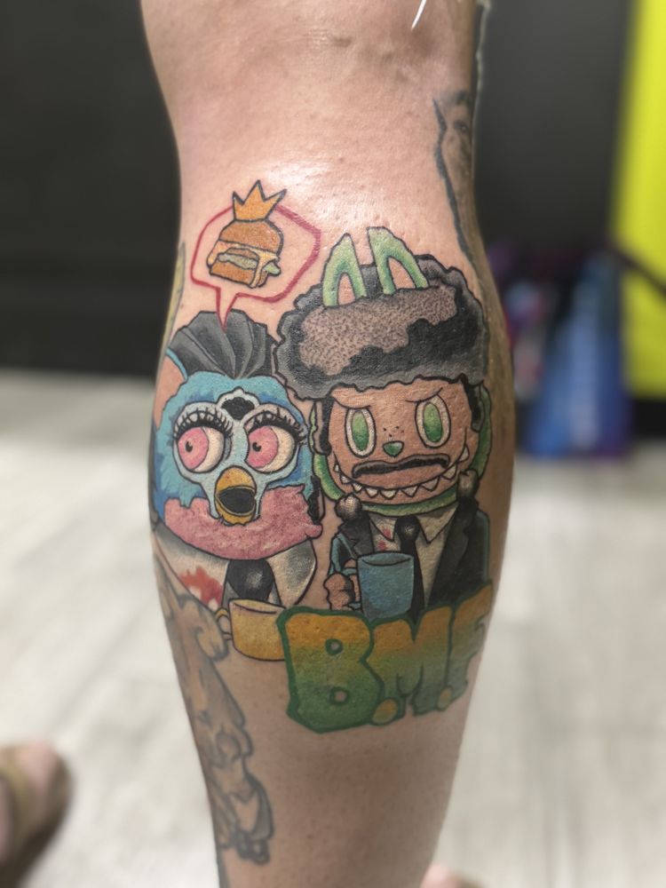 Robot Atomico Tattoo Logo