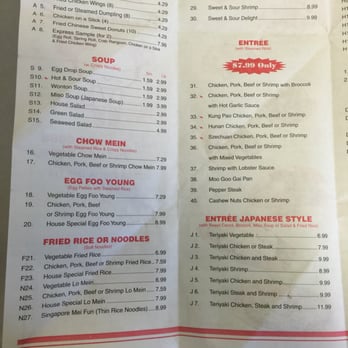 Ling's Express - the menu of the restaurant - Chinese Near Me - Topeka, Kansas Ling's Express - the menu of the restaurant - Chinese Near Me - Topeka, Kansas