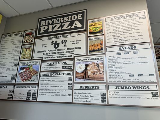 Menu photo 1 Riverside Pizza Cumming, GA Menu photo 1 Riverside Pizza Cumming, GA