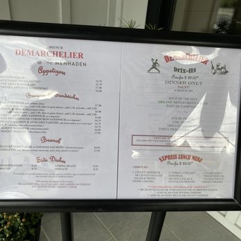 Demarchelier - The Demarchelier Menu. - French Near Me - Greenport, New York