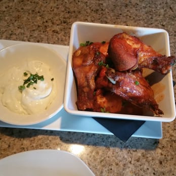 Chef's Table At the Edgewater - Smocked chicken wings with home made blue cheese!! A most try !!! - New American Near Me - Winter Garden, Florida Chef's Table At the Edgewater - Smocked chicken wings with home made blue cheese!! A most try !!! - New American Near Me - Winter Garden, Florida