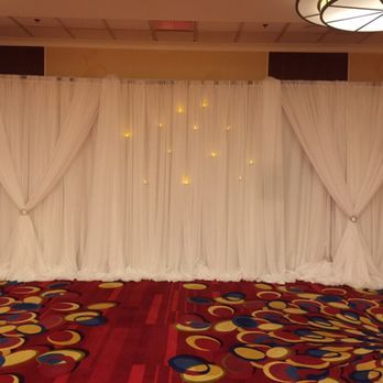 Elegance 4my Event - White Ceremony Backdrop with Crystal Candle Orbs - Party & Event Planning Near Me - Cleveland, Ohio Elegance 4my Event - White Ceremony Backdrop with Crystal Candle Orbs - Party & Event Planning Near Me - Cleveland, Ohio