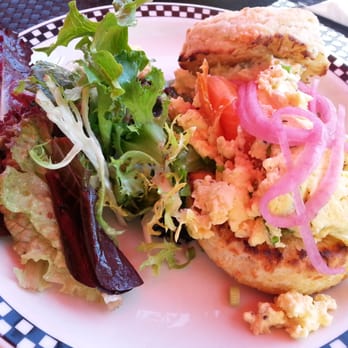 School Restaurant - scrambled smoke salmon!  yum! - Bakeries Near Me - Toronto, Ontario