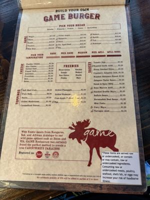 Menu photo 3 Game Louisville, KY Menu photo 3 Game Louisville, KY