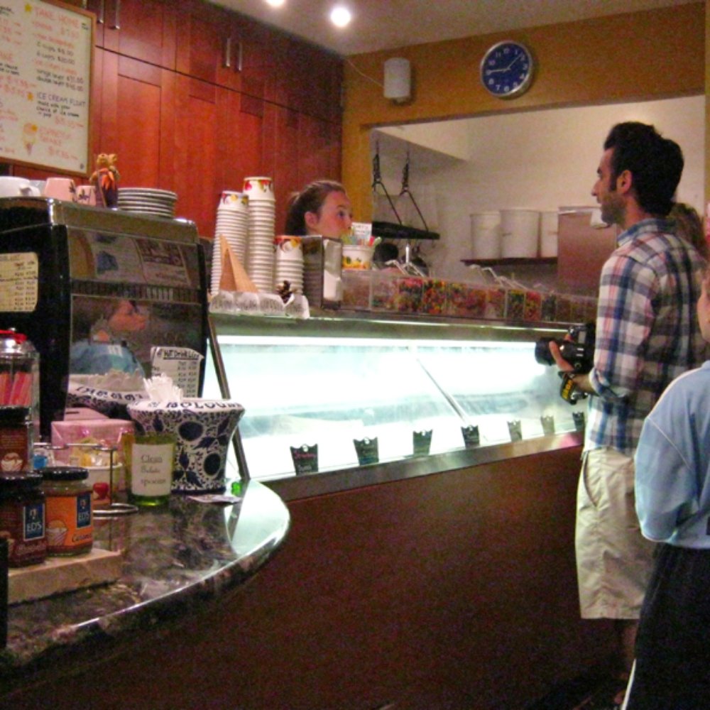Ed's Real Scoop - Ed's Real Scoop counter. - Ice Cream & Frozen Yogurt Near Me - Toronto, Ontario