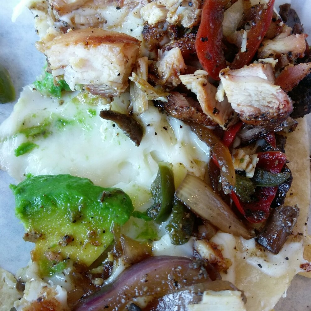 Dos Batos - Pollo Hybrid on flour. Just look at how beautiful it is inside... - Tacos Near Me - Austin, Texas Dos Batos - Pollo Hybrid on flour. Just look at how beautiful it is inside... - Tacos Near Me - Austin, Texas