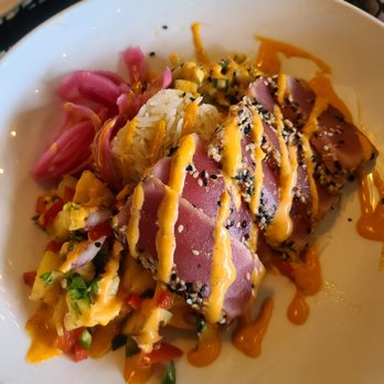 Stonewalls - Pan Seared Ahi Tuna - Steakhouses Near Me - Banner Elk, North Carolina Stonewalls - Pan Seared Ahi Tuna - Steakhouses Near Me - Banner Elk, North Carolina