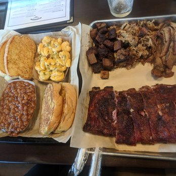 Shigs In Pit - Big "Shig" Platter with Brisket, Pulled Pork, Burnt Ends, Ribs, Mac N Cheese, and Apple Pie Baked Beans - Barbeque Near Me - Fort Wayne, Indiana Shigs In Pit - Big "Shig" Platter with Brisket, Pulled Pork, Burnt Ends, Ribs, Mac N Cheese, and Apple Pie Baked Beans - Barbeque Near Me - Fort Wayne, Indiana