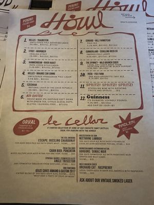 Menu photo 5 Howl Bier Winooski, VT Menu photo 5 Howl Bier Winooski, VT
