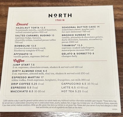 Menu photo 1 North Italia Walnut Creek, CA Menu photo 1 North Italia Walnut Creek, CA