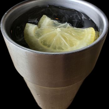 Thai Lada - Water is served in a metal cup - Thai Near Me - Austin, Texas Thai Lada - Water is served in a metal cup - Thai Near Me - Austin, Texas