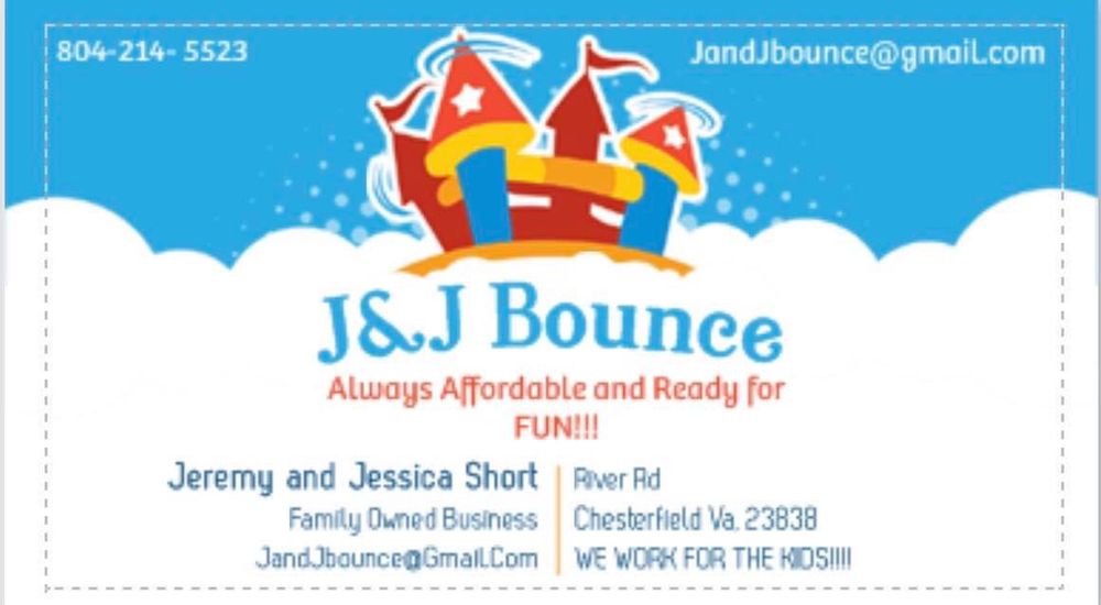 J AND J BOUNCE Updated September 2024 Chesterfield, Virginia