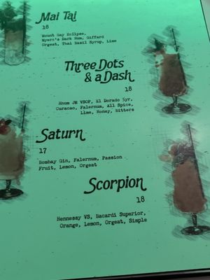 Menu photo 7 Golden Monkey Tiki Lounge Las Vegas, NV