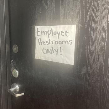 Jim's Super Burgers - Restroom #2 sign - Burgers Near Me - Pico Rivera, California