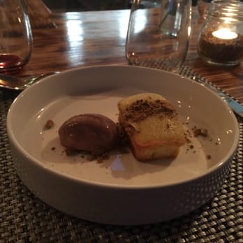Clean Slate Eatery - A culinary experience not to miss-olive oil cake, coco ice cream with pistachio - Vegetarian Near Me - West Dennis, Massachusetts