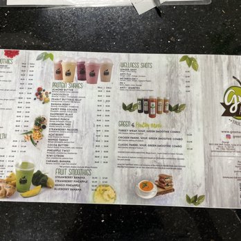 Green Apple Truly Healthy - the menu - Juice Bars & Smoothies Near Me - Doral, Florida Green Apple Truly Healthy - the menu - Juice Bars & Smoothies Near Me - Doral, Florida