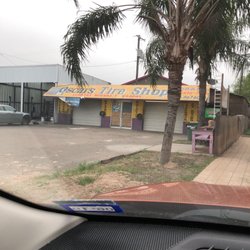Oscar’s Tire Shop - They stayed opened just for us, but were already closing.