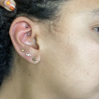 STUDS SoCo - Rook and middle lobe - Piercing Near Me - Austin, Texas
