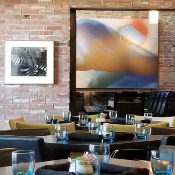 LaVenture - Artwork in interior dining area ... - New American Near Me - Marfa, Texas LaVenture - Artwork in interior dining area ... - New American Near Me - Marfa, Texas