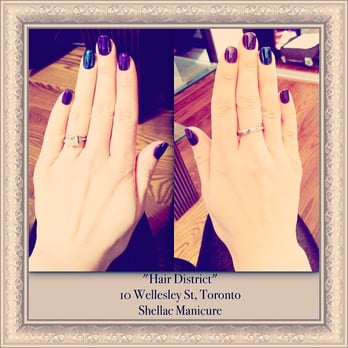 Hair District - Shellac Manicure, taken from my instagram: http://instagram.com/p/wUuyZlMmZb/ - Hair Salons Near Me - Toronto, Ontario