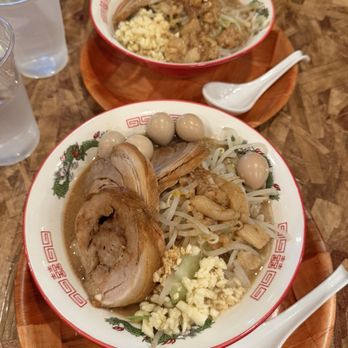 Garlic High - 1) small Ramen ($18), regular garlic, light umami fat. 2) add Quail eggs ($3) and add 2x Chashu ($4 each) - Ramen Near Me - Sunnyvale, California