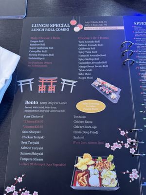 Menu photo 2 Sushi Arashi San Jose, CA