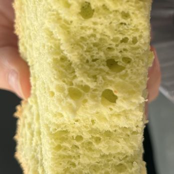 Coconut & Co - Inside of Pandan Sponge Cake - Bubble Tea Near Me - Alhambra, California