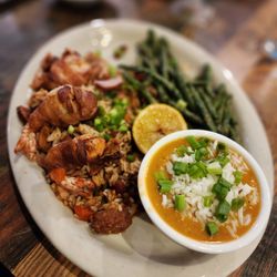 Little Daddy's Gumbo Bar - Galveston - Bourbon Street Platter