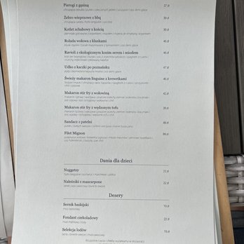 NOVA Kuchnia - menu - Polish Near Me - Suchy Las, WP
