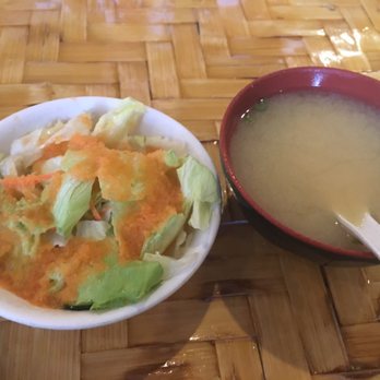 Sushi Hana - Soup and salad that come with lunch specials - Japanese Near Me - Towson, Maryland Sushi Hana - Soup and salad that come with lunch specials - Japanese Near Me - Towson, Maryland