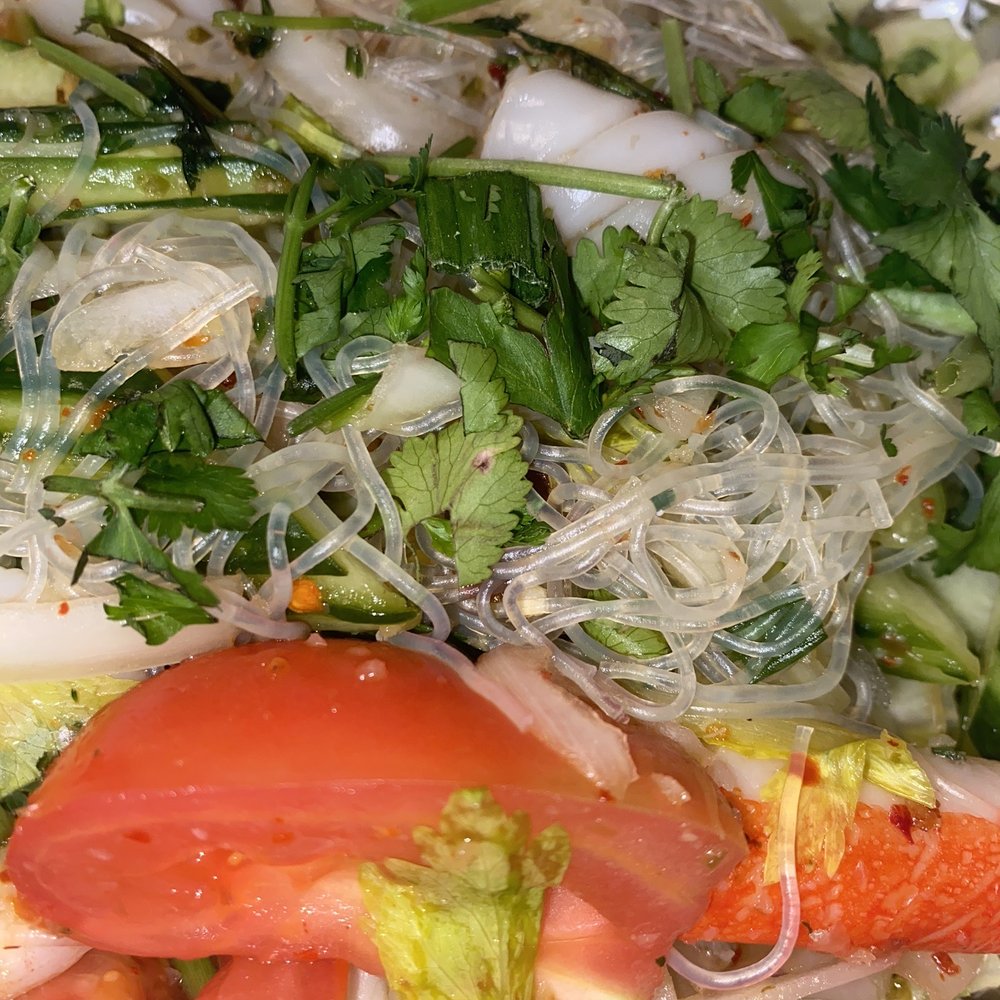Yum Tha-Lay added glass noodles Yum Tha-Lay added glass noodles