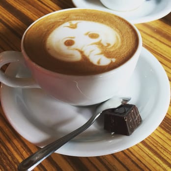 Moore Coffee Shop - Nutella Latte! And such CUTE latte art! - Coffee & Tea Near Me - Seattle, Washington