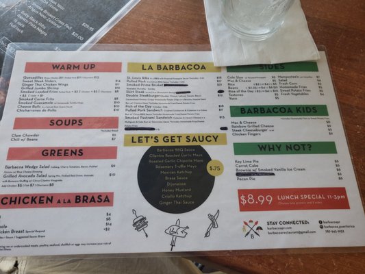 Menu photo 2 Barbacoa San Juan, PR