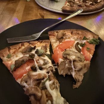 One 6 Three - American Margherita Pie with mushrooms added - Pizza Near Me - New Haven, Connecticut One 6 Three - American Margherita Pie with mushrooms added - Pizza Near Me - New Haven, Connecticut