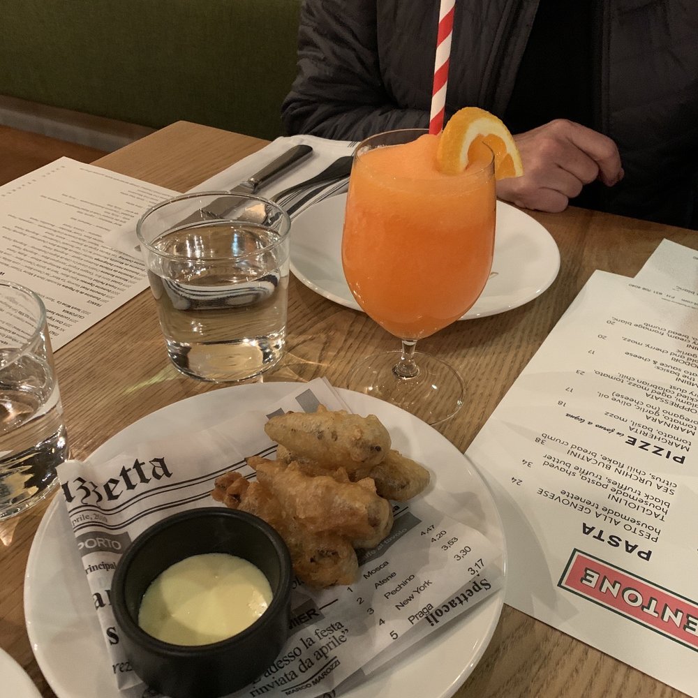 Mentone - Fried Sardines and Frozen Bubbly Spritz - Italian Near Me - Aptos, California Mentone - Fried Sardines and Frozen Bubbly Spritz - Italian Near Me - Aptos, California
