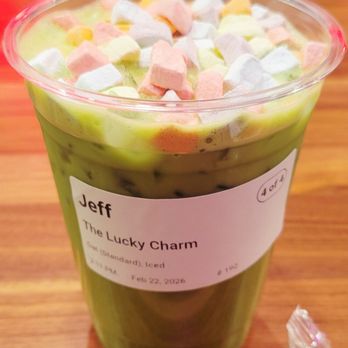 The Palm Coffee Bar - The Lucky Charm w/Oat Milk 16floz $8.50 (02/22/26). @ThePalmCoffeeBar #Burbank #WomanOwned #Coffee - Coffee & Tea Near Me - Burbank, California The Palm Coffee Bar - The Lucky Charm w/Oat Milk 16floz $8.50 (02/22/26). @ThePalmCoffeeBar #Burbank #WomanOwned #Coffee - Coffee & Tea Near Me - Burbank, California