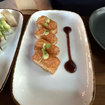 Union New American - Salmon crispy rice - New American Near Me - Tampa, Florida