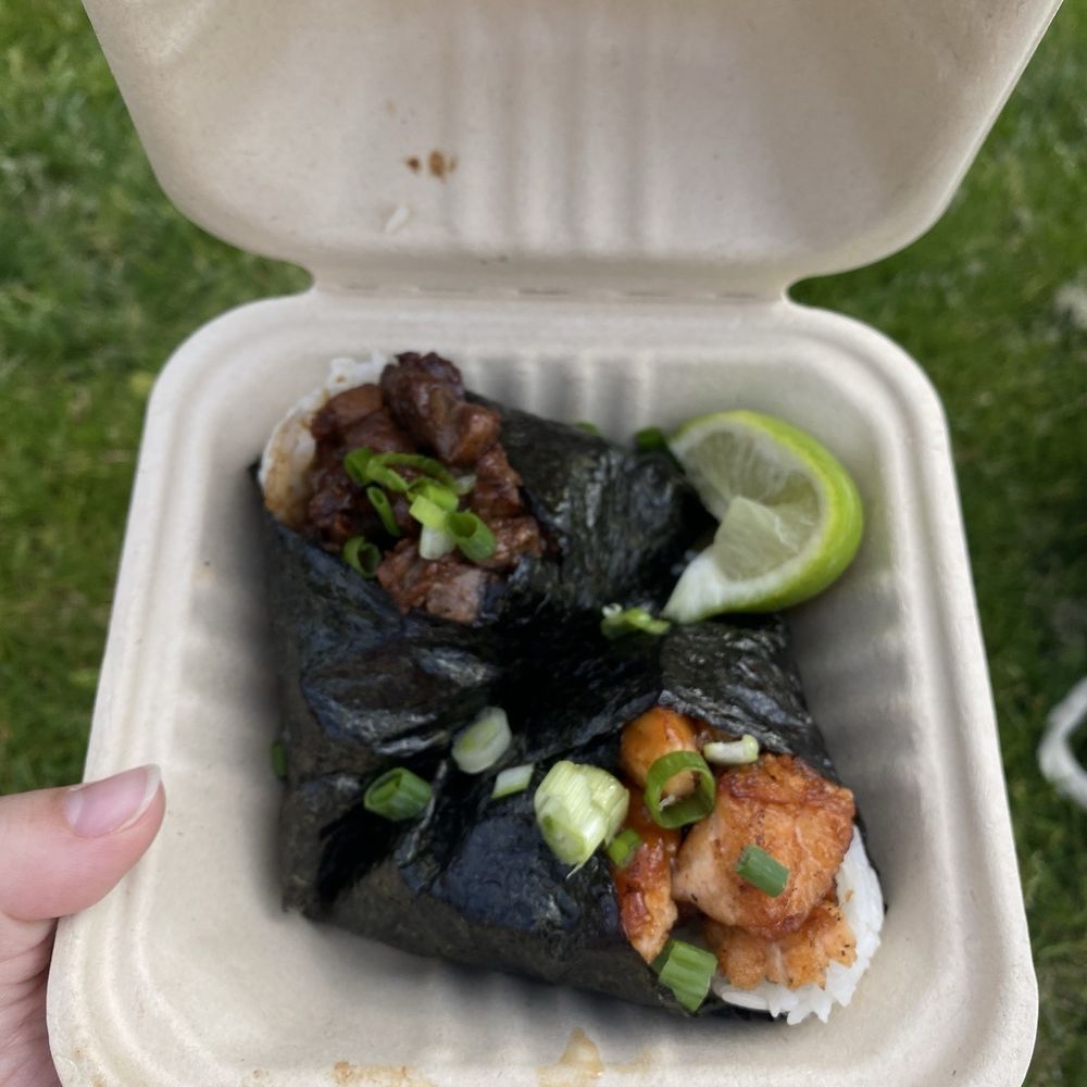 salmon and short rib salmon and short rib