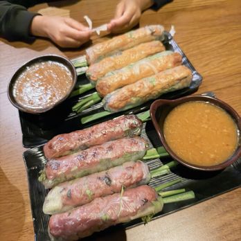 Brodard Chateau - Shrimp paste and grilled pork spring rolls - Vietnamese Near Me - Garden Grove, California Brodard Chateau - Shrimp paste and grilled pork spring rolls - Vietnamese Near Me - Garden Grove, California